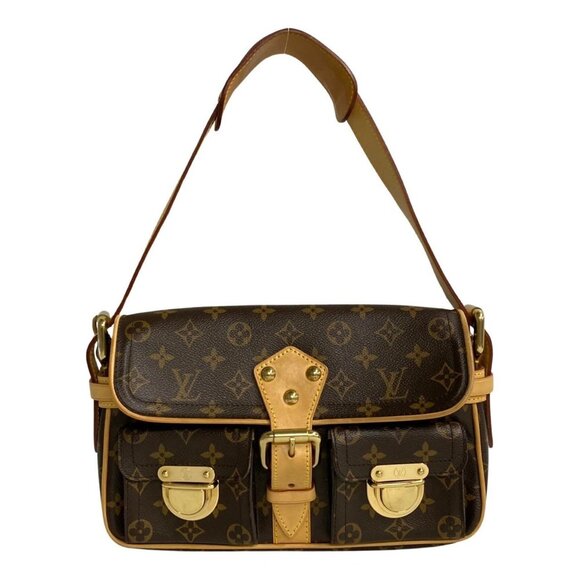 LOUIS VUITTON Brown Monogram Leather Shoulder Bag - Picture 1 of 9